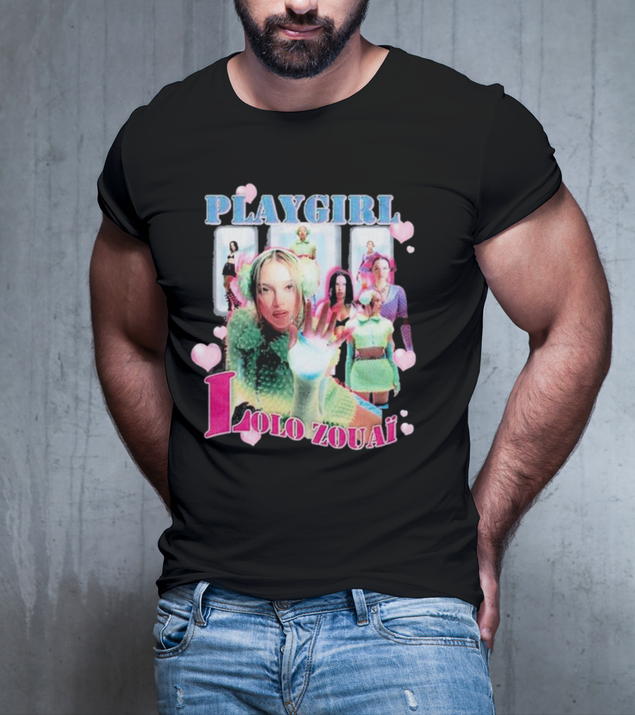 PLAYGIRL LOLO ZOUAÏ Retro Fashion Aesthetic With Feminine Icons T-Shirt