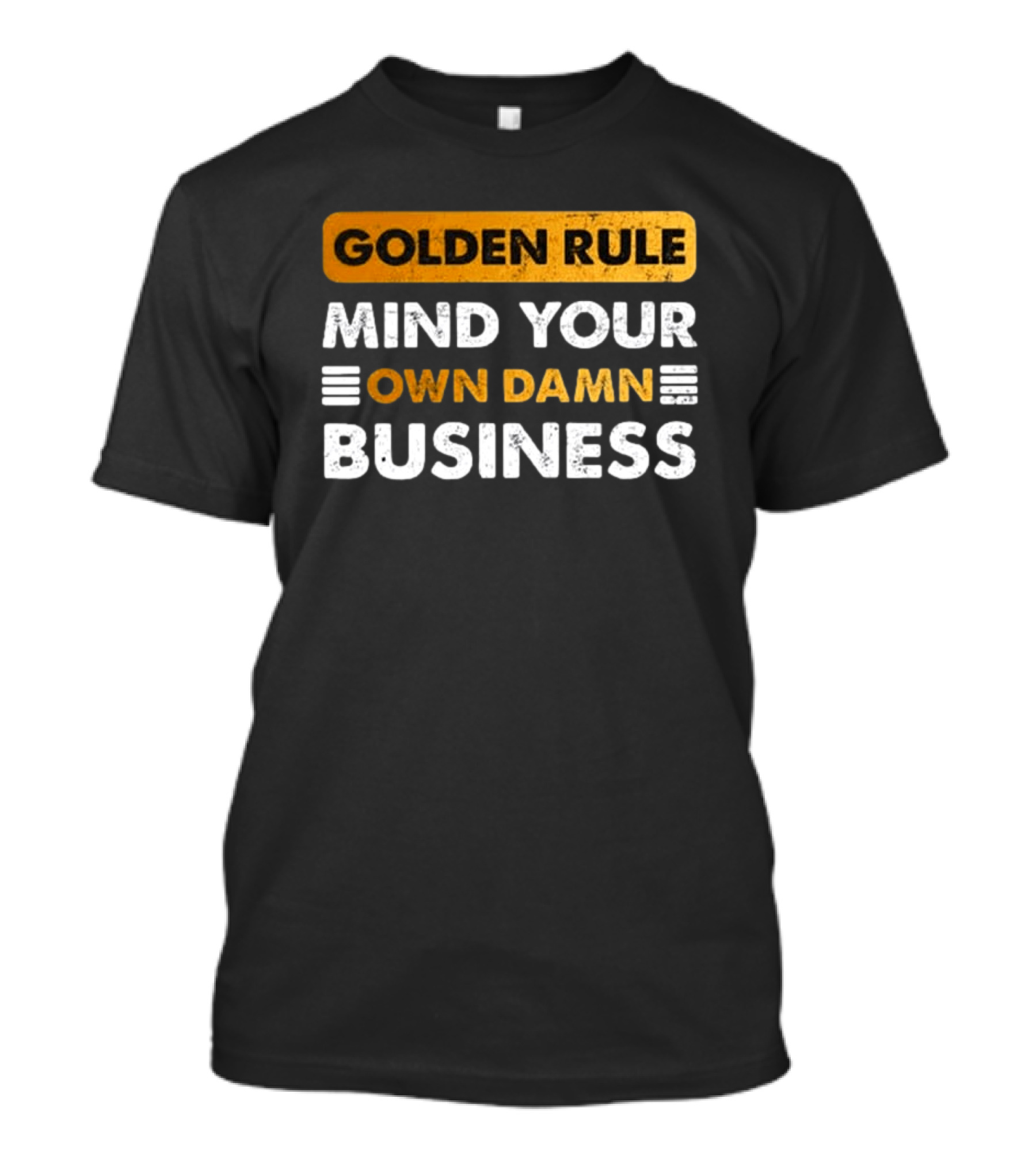 Tim Walz Golden Rule Mind Your Own Damn Business T-Shirt