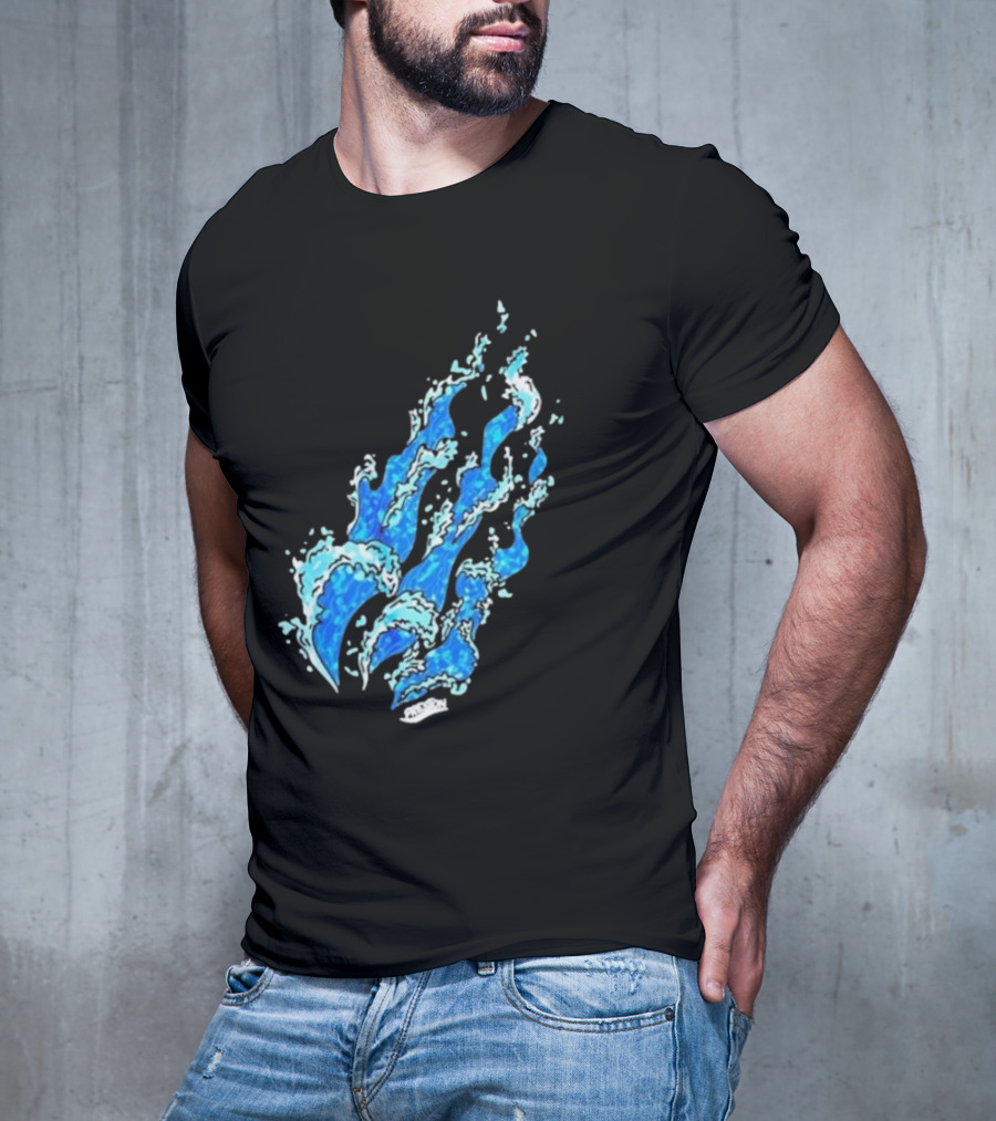 Fire Wave Blue Flame T-Shirt