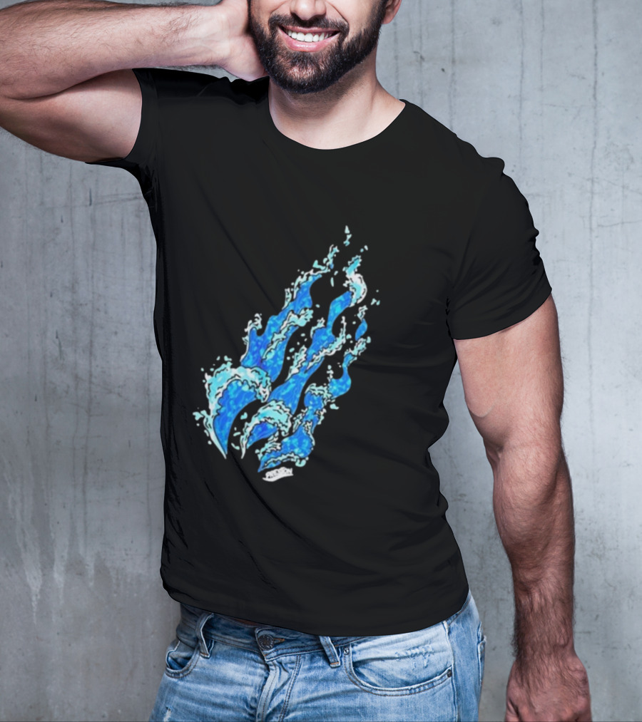 Fire Wave Blue Flame T-Shirt