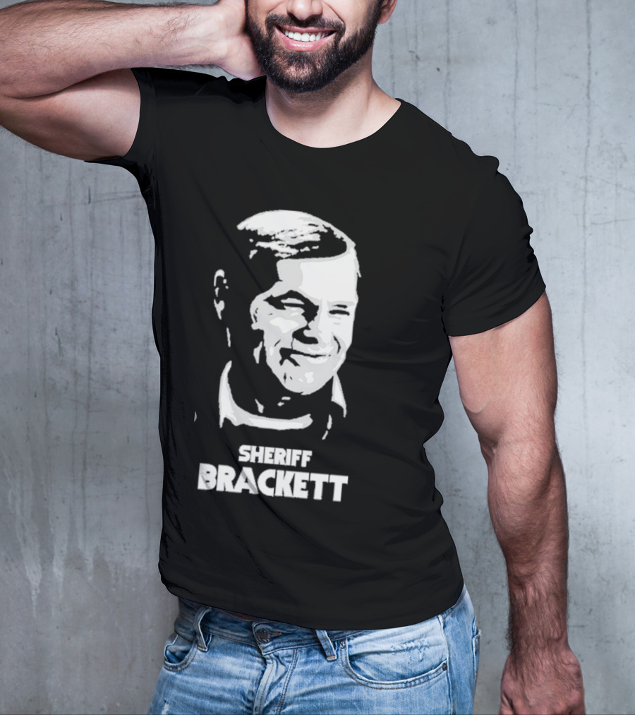 Sheriff Brackett Fright Rags Monochrome T-Shirt