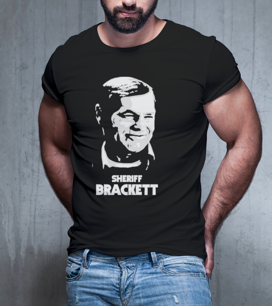 Sheriff Brackett Fright Rags Monochrome T-Shirt