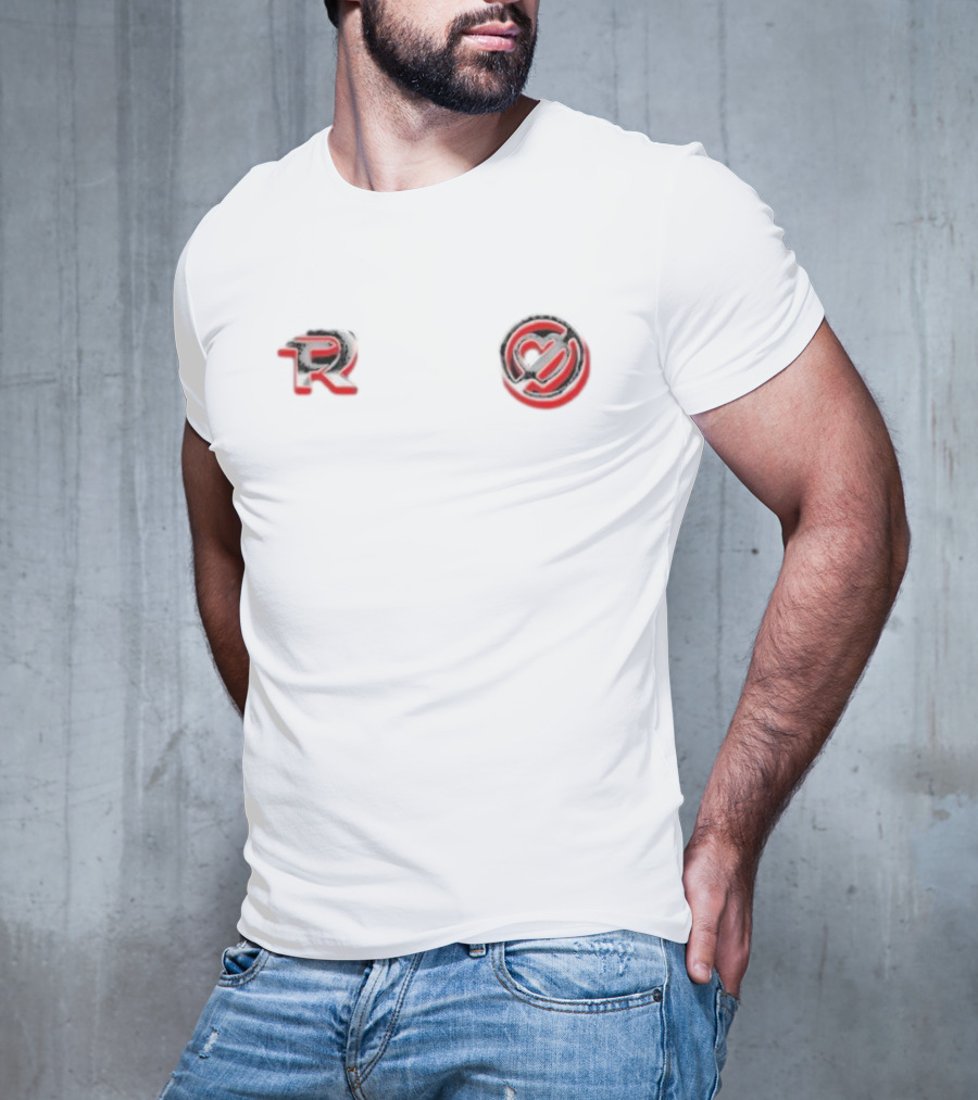 Fuerza Regida R Logo Chrome Emblem T-Shirt