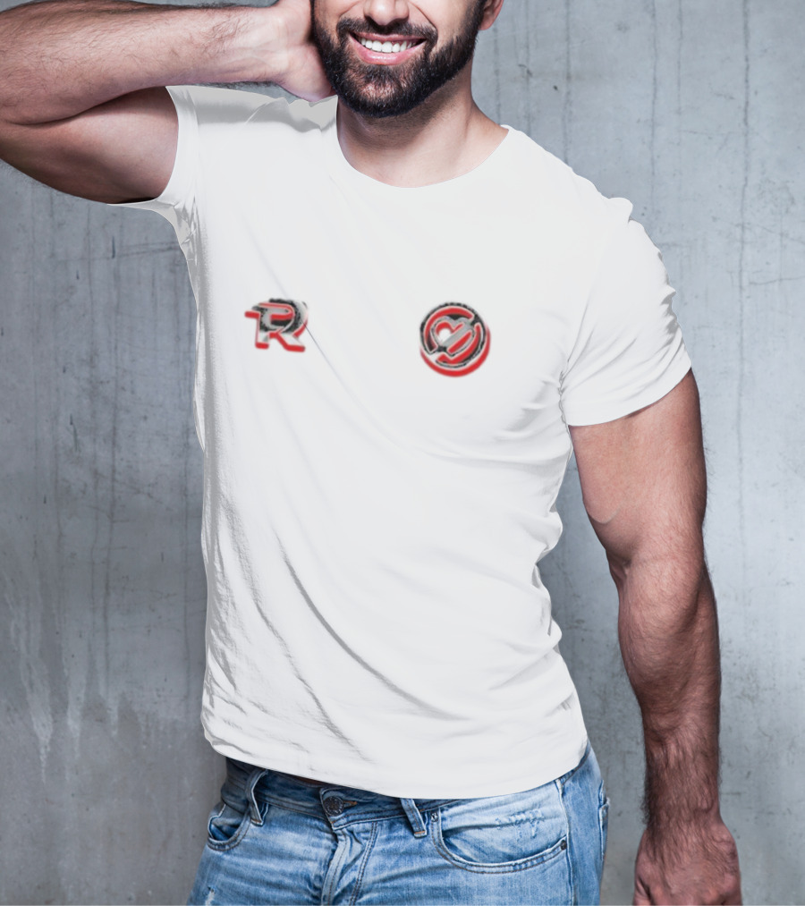 Fuerza Regida R Logo Chrome Emblem T-Shirt