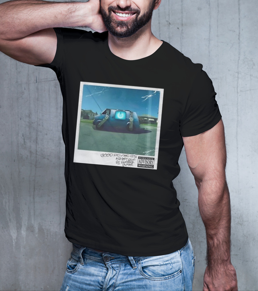 Funnyahhtees Good Kid M.A.A.D City Reboot Van Parental Advisory Kendrick Lamar T-Shirt