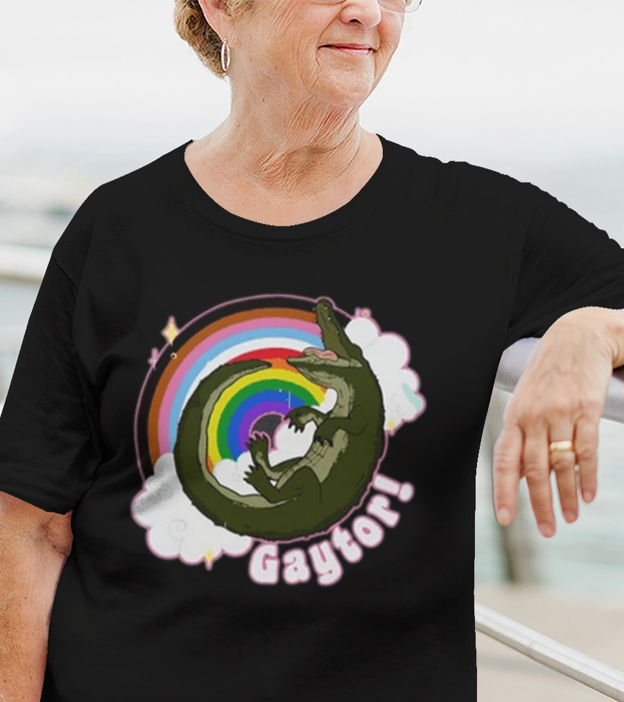 Gators Daily Gaytor Rainbow Clouds T-Shirt