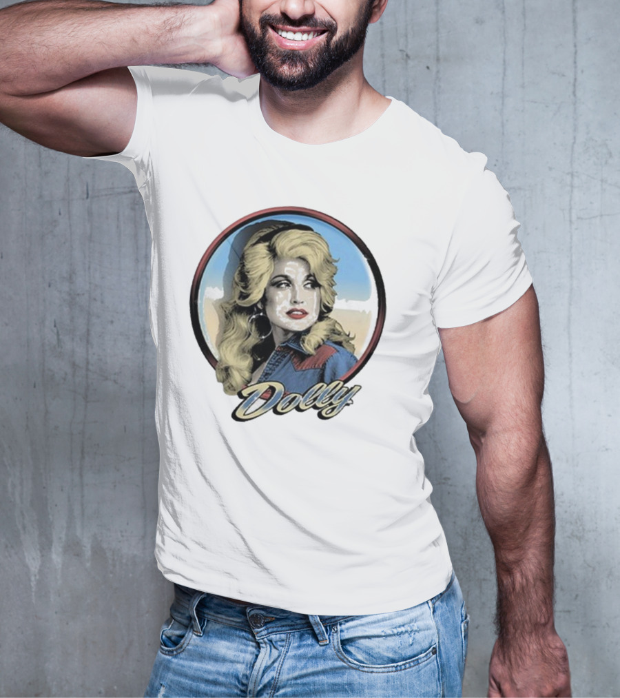 Dolly Parton Vintage Style Primary Color Photo T-Shirt
