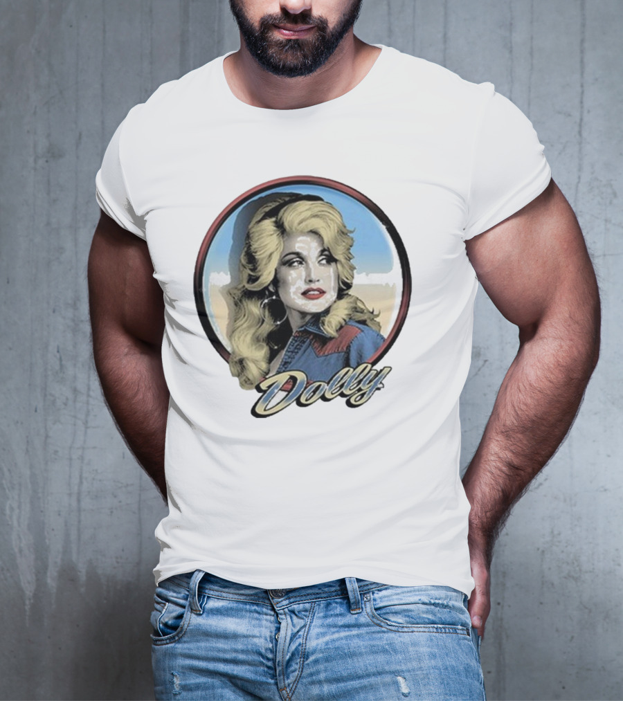 Dolly Parton Vintage Style Primary Color Photo T-Shirt
