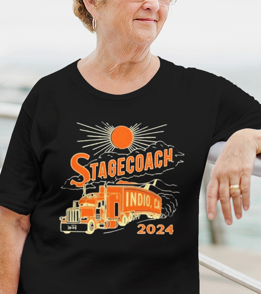 Stagecoach Indio CA Truck T-Shirt
