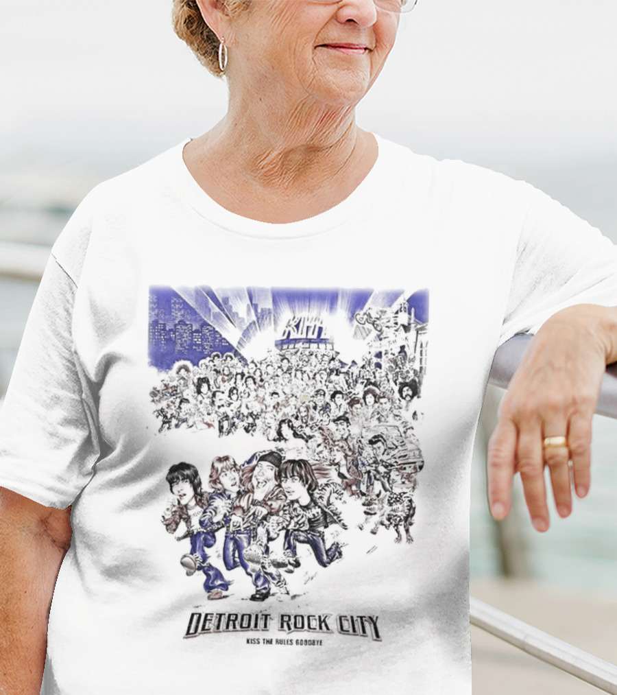 Kiss Band August 13 1999 Detroit Rock City Kiss The Rules Goodbye T-Shirt