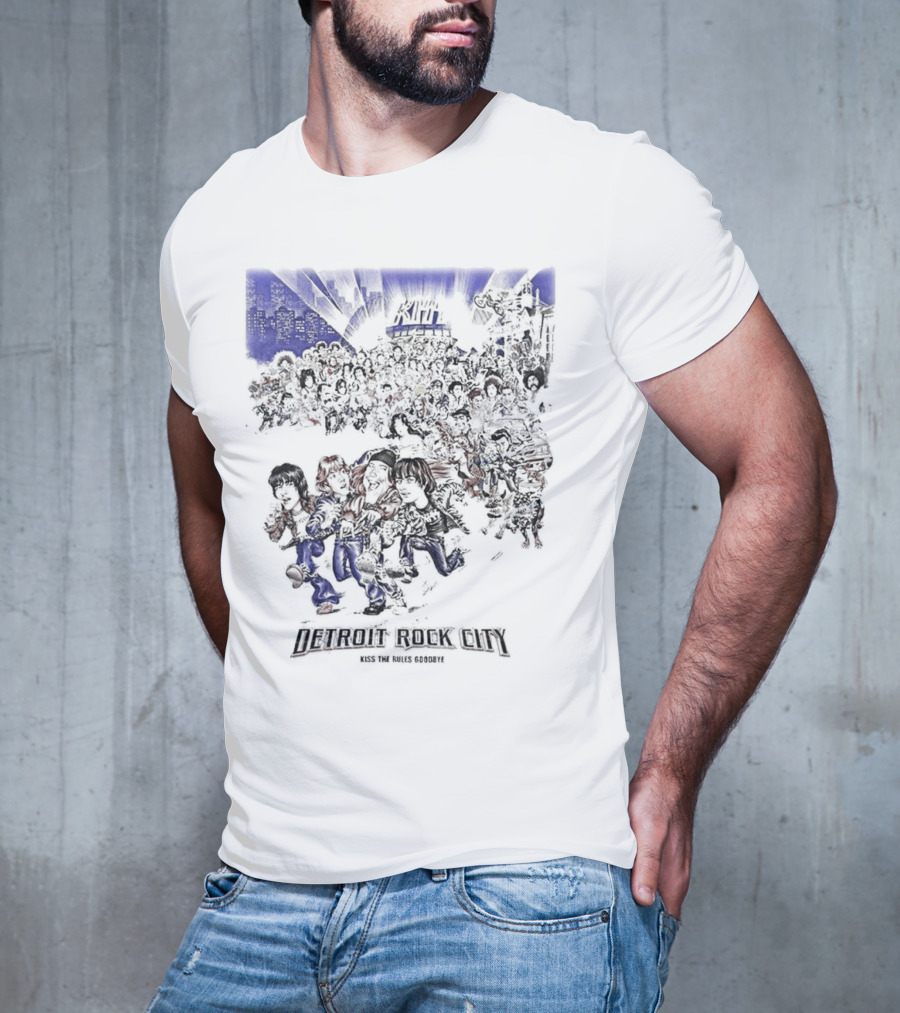 Kiss Band August 13 1999 Detroit Rock City Kiss The Rules Goodbye T-Shirt