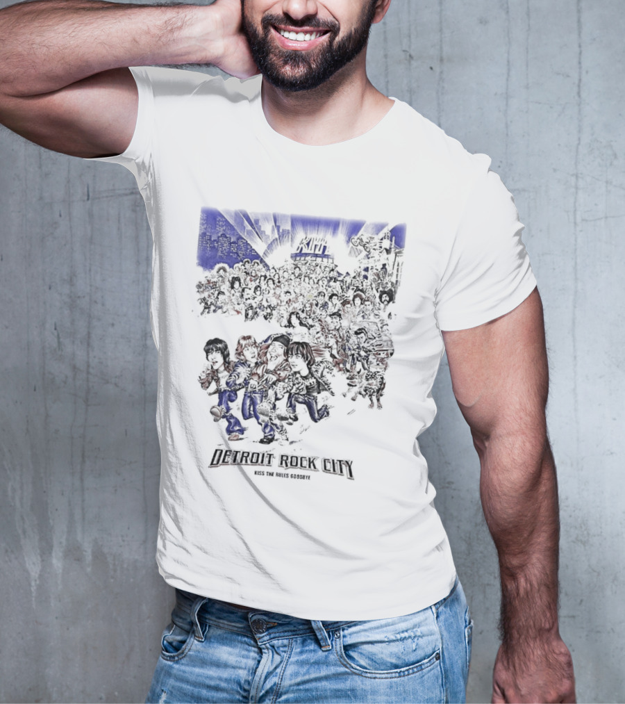 Kiss Band August 13 1999 Detroit Rock City Kiss The Rules Goodbye T-Shirt