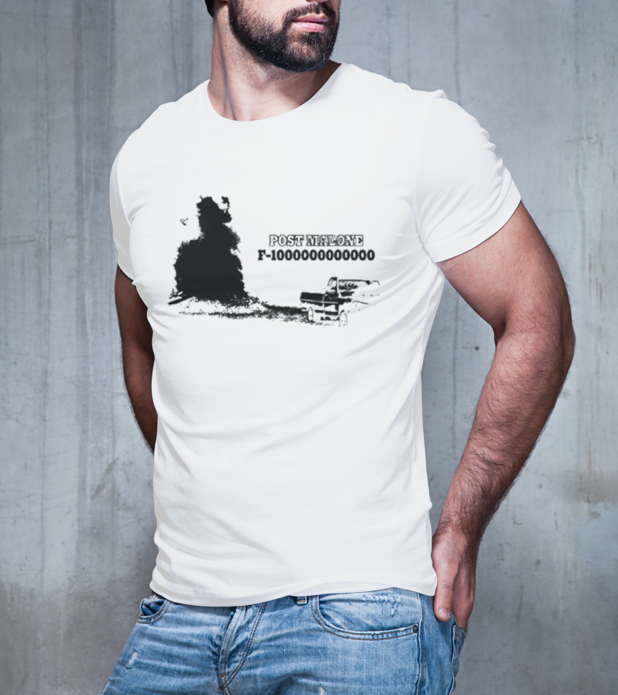 Post Malone F-1000000000000 Yellow Truck Scene T-Shirt