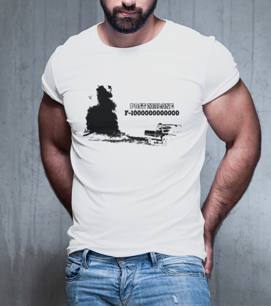 Post Malone F-1000000000000 Yellow Truck Scene T-Shirt