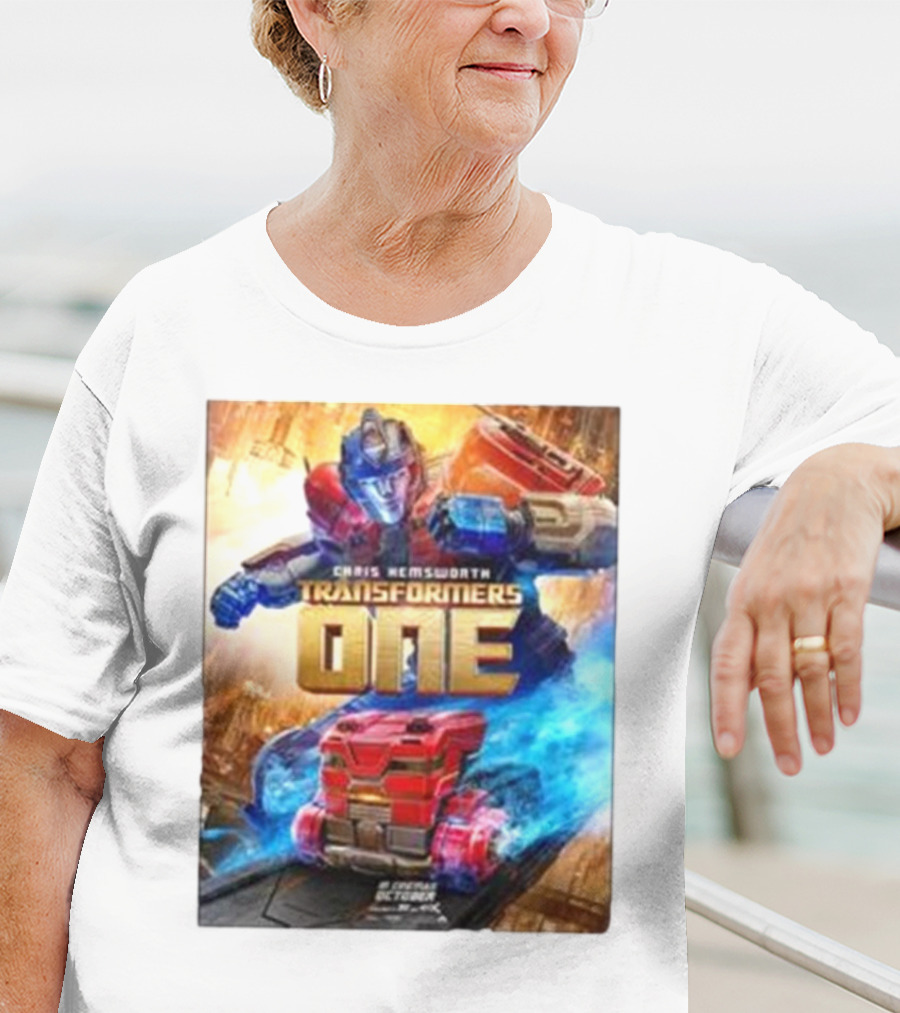 Chris Hemsworth Transformers One Robots Not In Disguise Merchandise T-Shirt