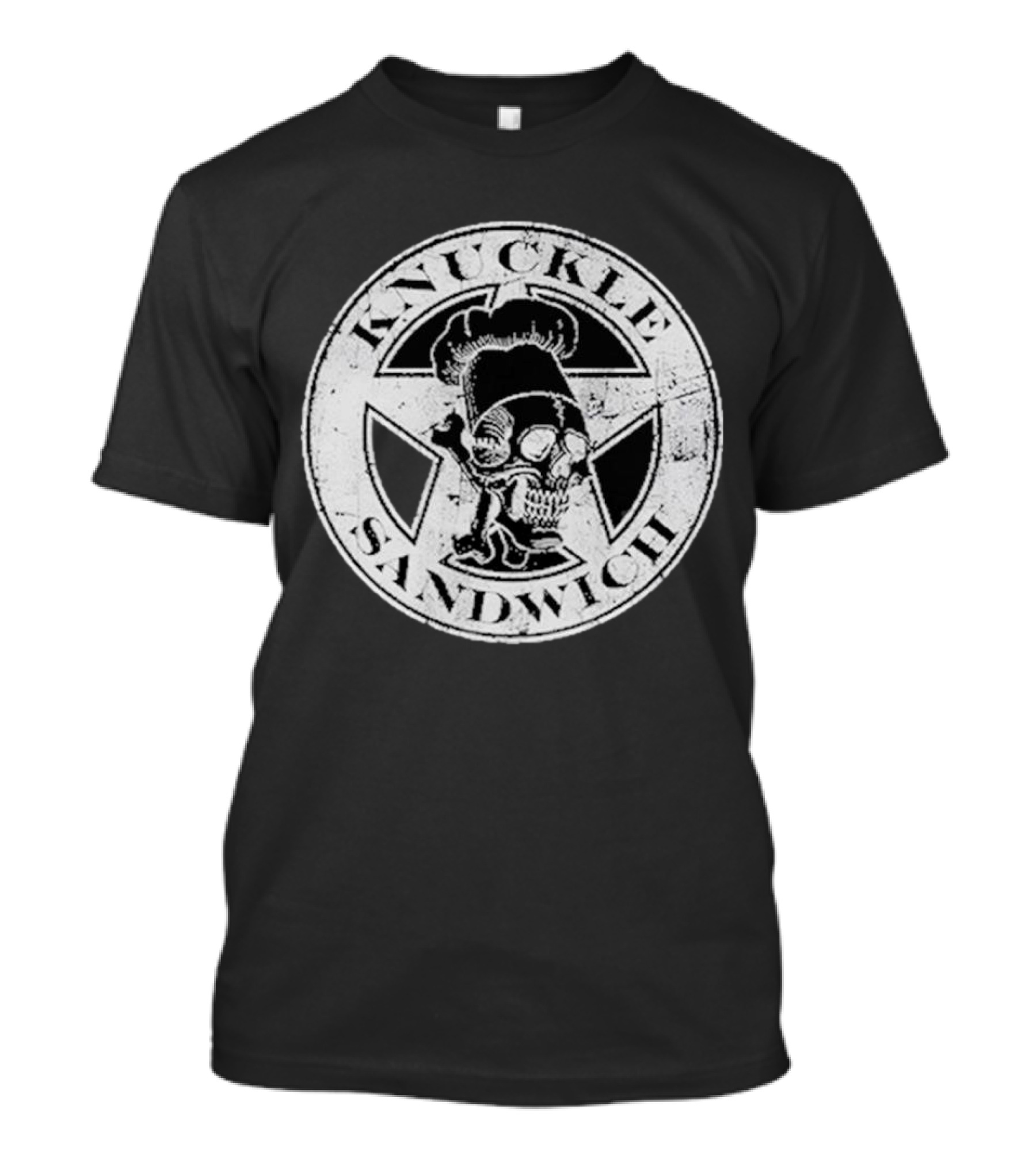 Guy Fieri Knuckle Sandwich Skull T-Shirt