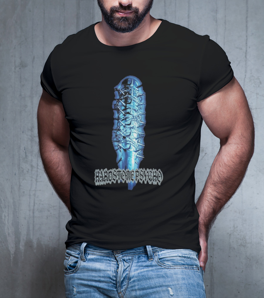 Hardstone Psycho Barbed Wire Wrapped Baseball Bat T-Shirt