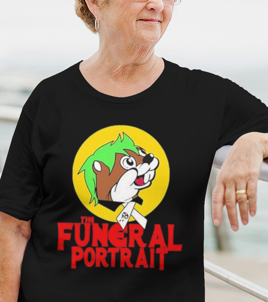 The Funeral Portrait Cartoon Mascot Circle T-Shirt