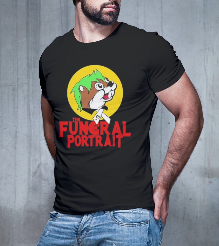 The Funeral Portrait Cartoon Mascot Circle T-Shirt
