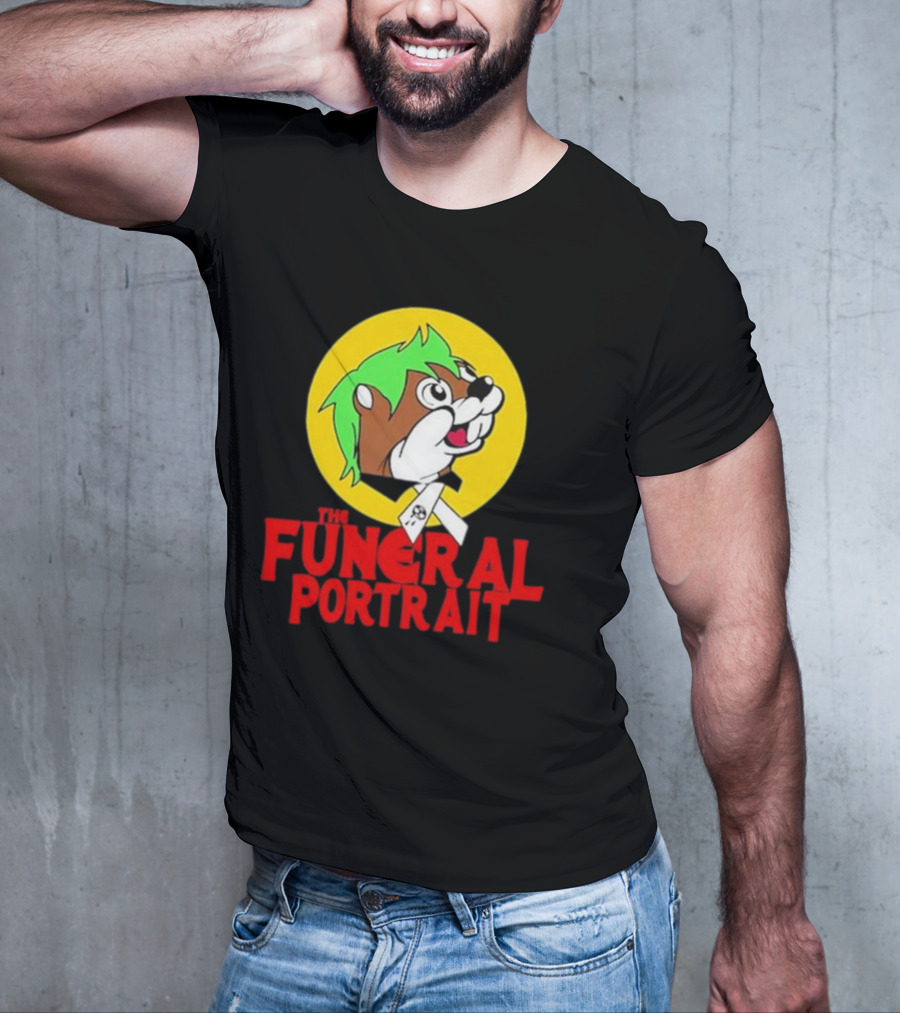 The Funeral Portrait Cartoon Mascot Circle T-Shirt