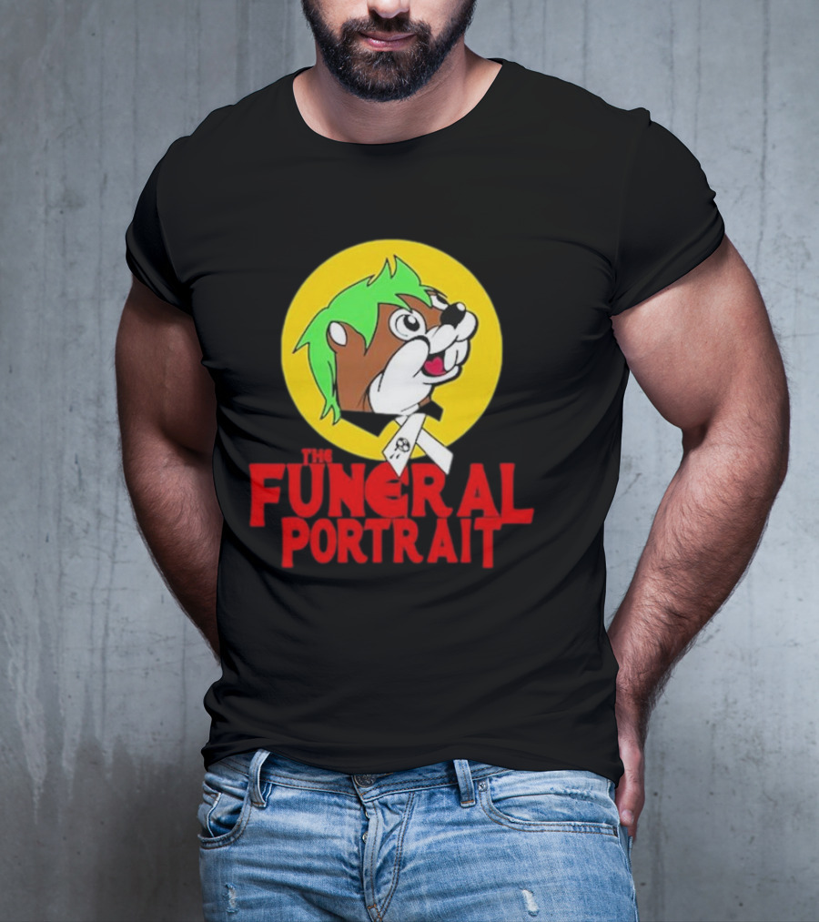 The Funeral Portrait Cartoon Mascot Circle T-Shirt