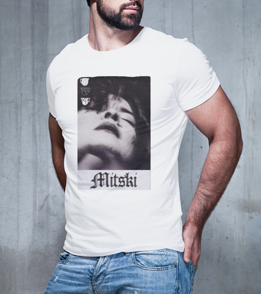 Mitski Gothic Black And White Portrait T-Shirt