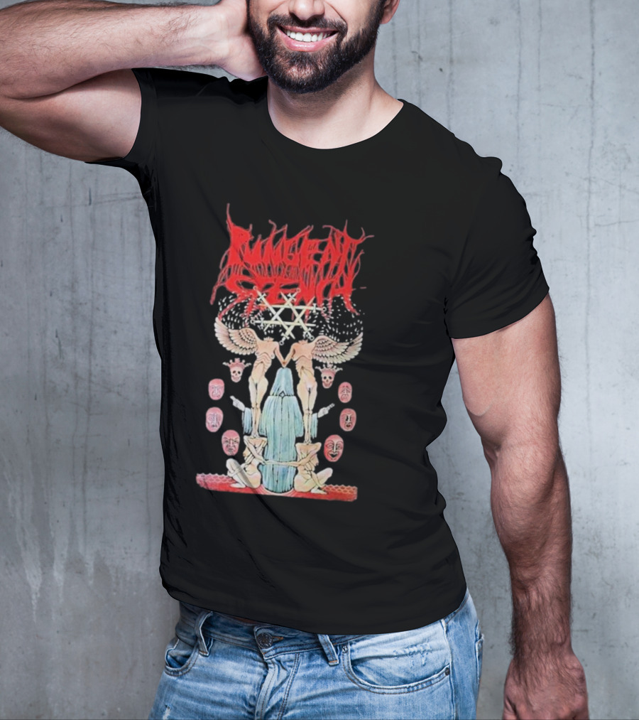 Pungent Stench Smut Kingdom Faces Angelic Figures And Mask Icons T-Shirt