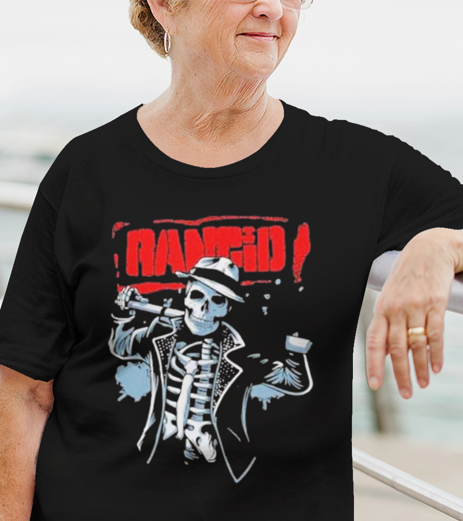 Rancid Bo Knows Skele Tim North America Tour T-Shirt