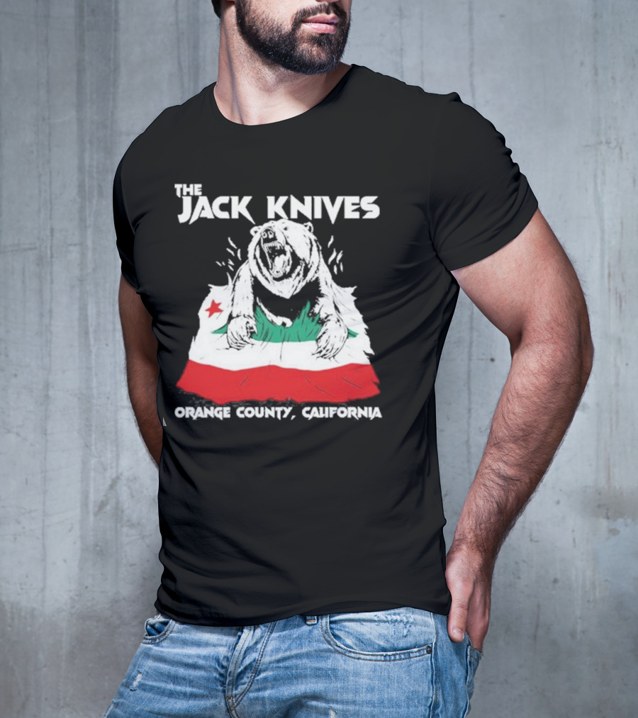 The Jack Knives Bear Orange County California T-Shirt