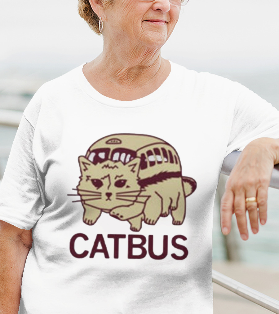 Catbus My Neighbor Totoro Public Transportation Deserve T-Shirt