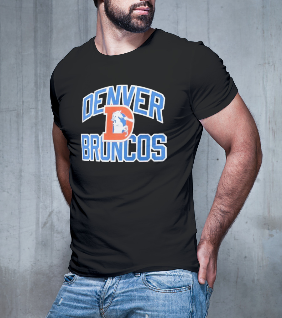 Denver Broncos Retro D Emblem T-Shirt