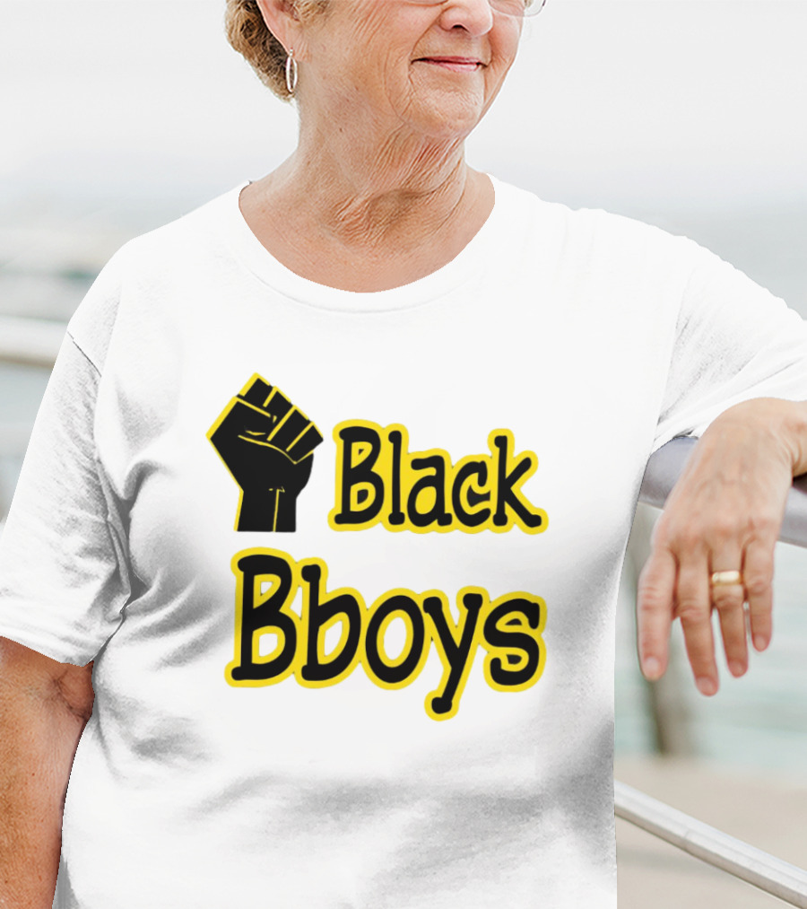 Destroy Quietly Black Bboys Fist T-Shirt