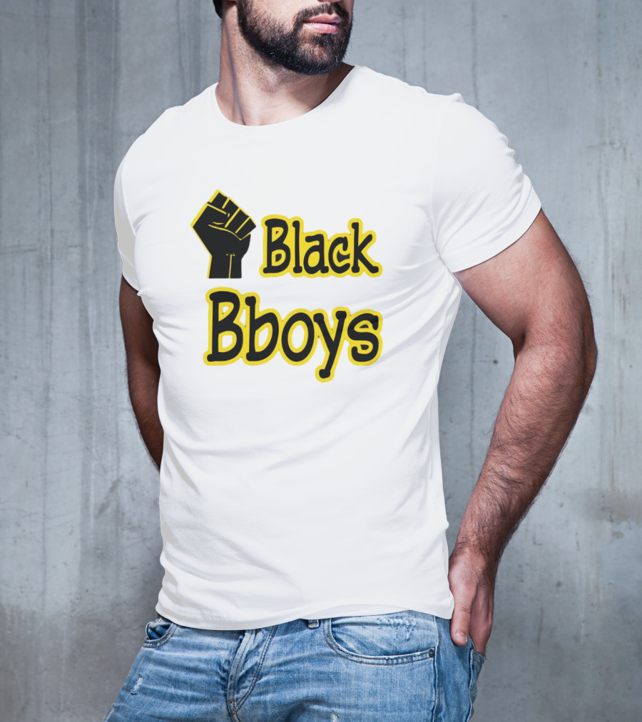 Destroy Quietly Black Bboys Fist T-Shirt