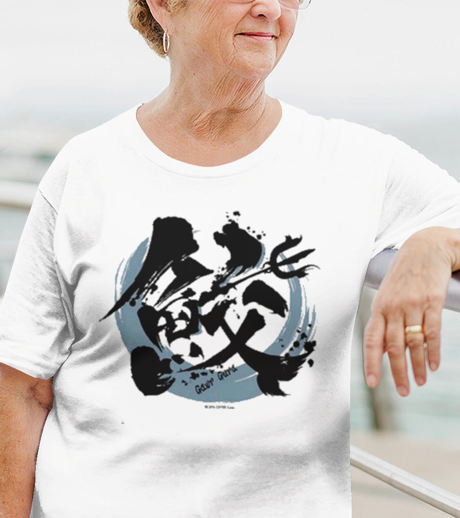 Gawr Gura Hololive Ink Kanji Splash T-Shirt