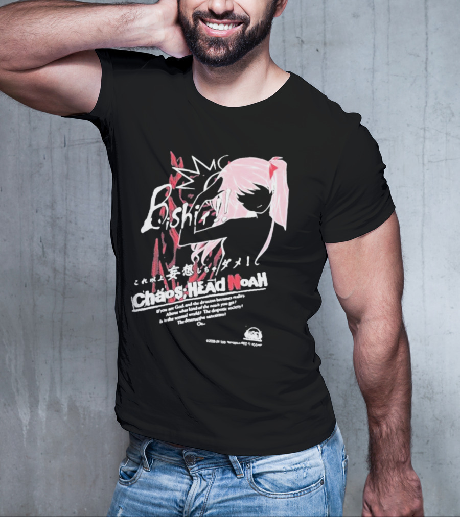 Chaos Head Noah Bishōjo Anime Waifu Manga Styling T-Shirt
