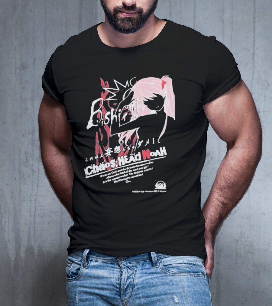 Chaos Head Noah Bishōjo Anime Waifu Manga Styling T-Shirt