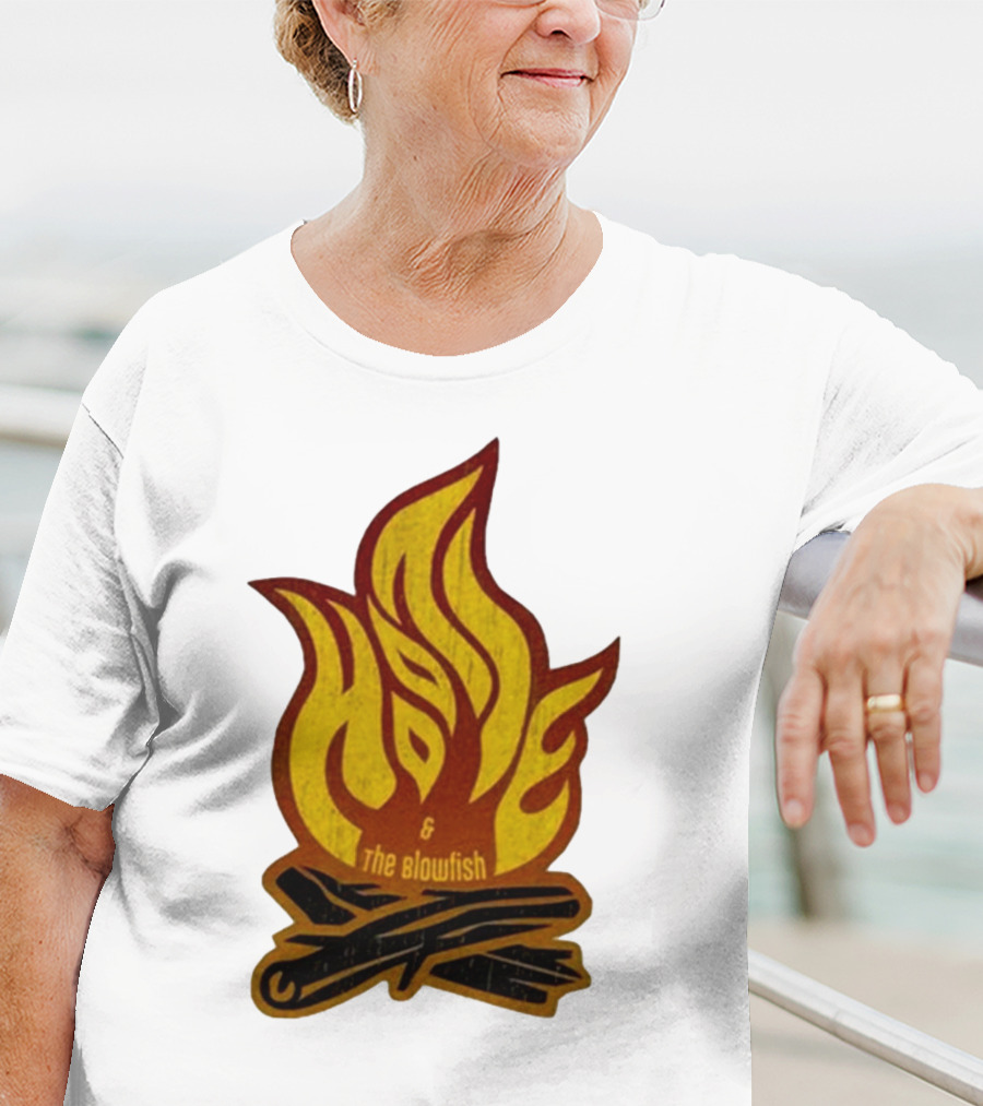 Hootie And The Blowfish Campfire Flame Logs T-Shirt