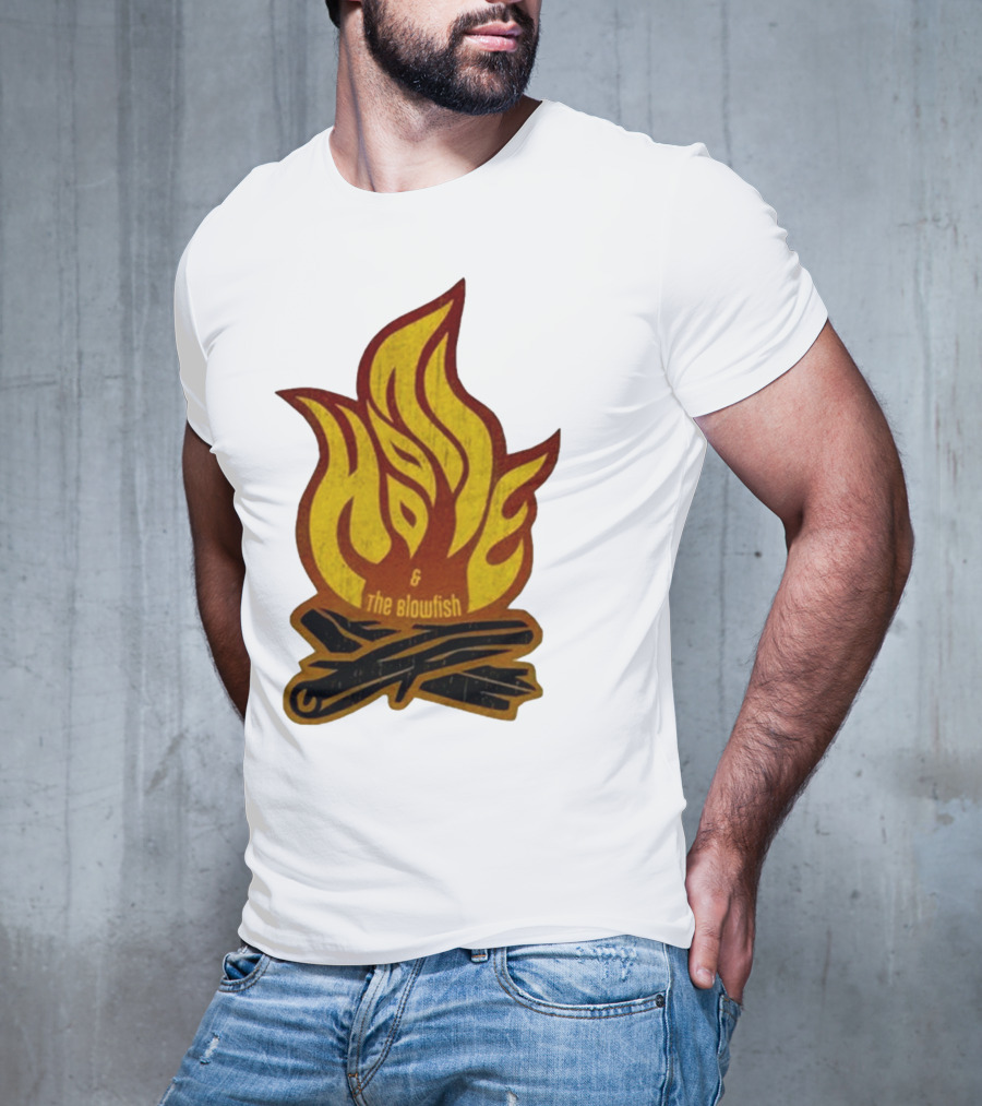 Hootie And The Blowfish Campfire Flame Logs T-Shirt