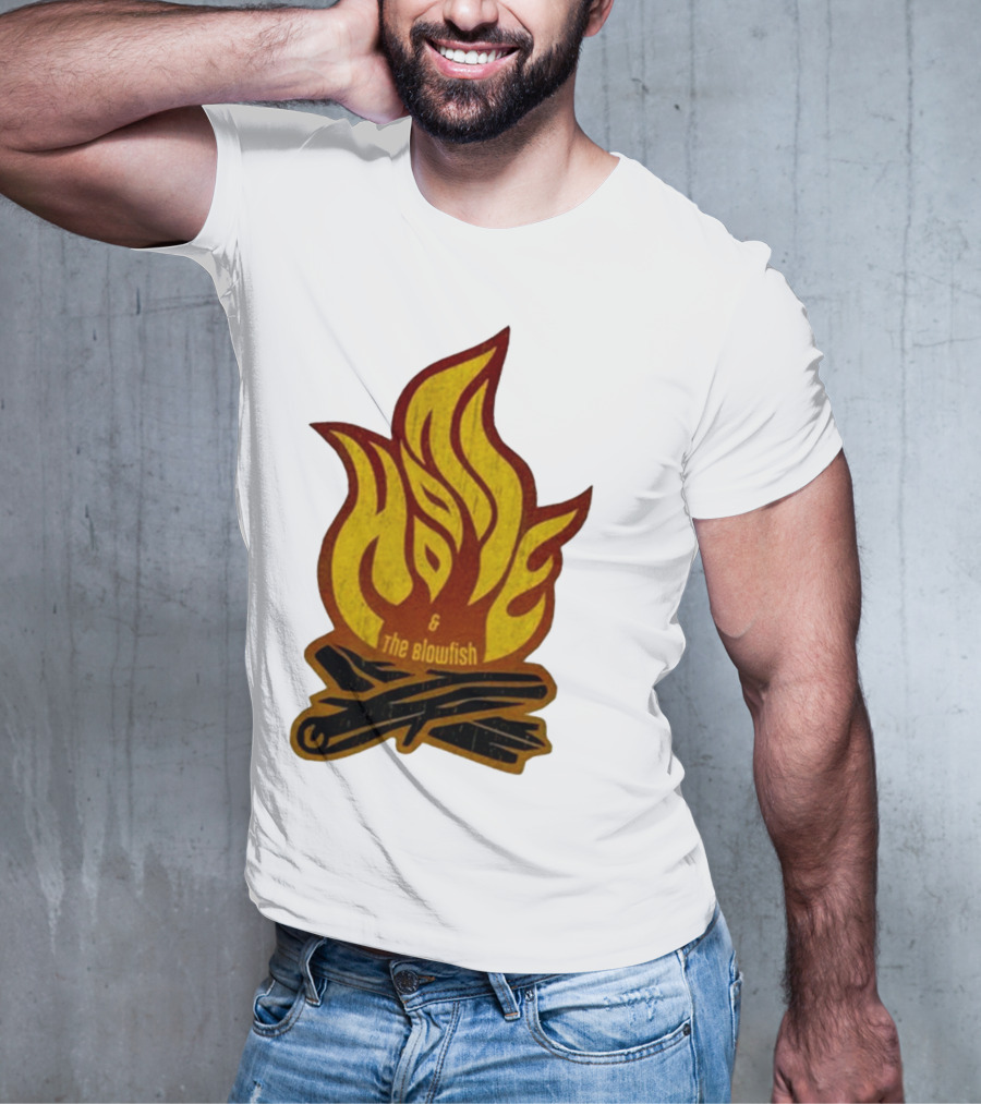 Hootie And The Blowfish Campfire Flame Logs T-Shirt