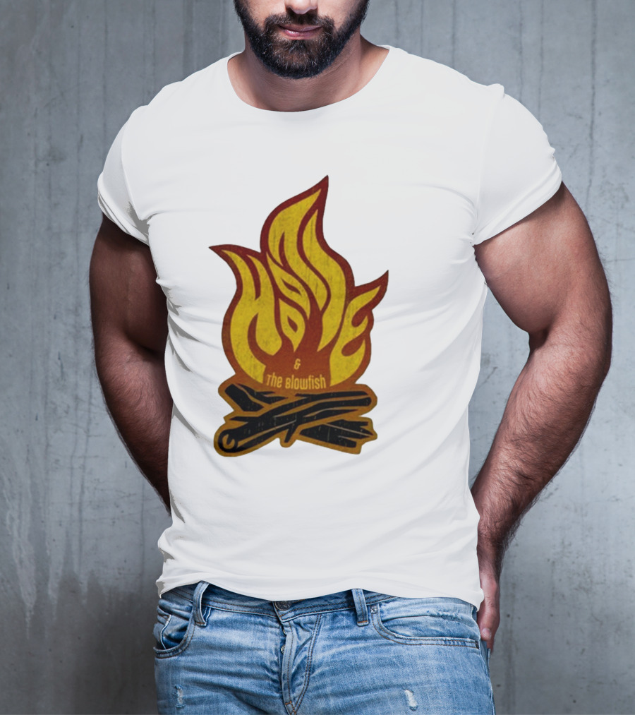 Hootie And The Blowfish Campfire Flame Logs T-Shirt