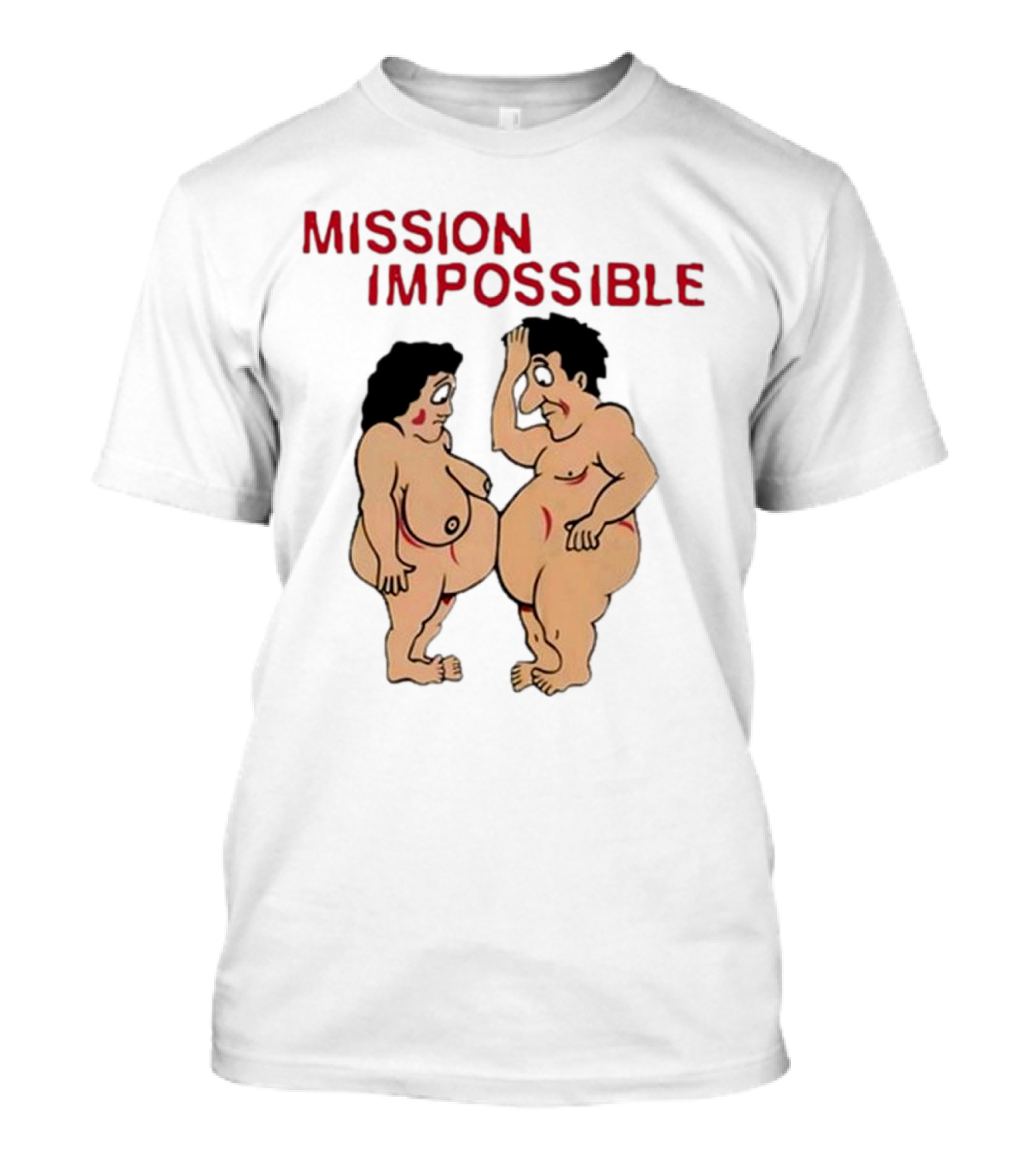 MISSION IMPOSSIBLE Comic Parody Retro Humor T-Shirt