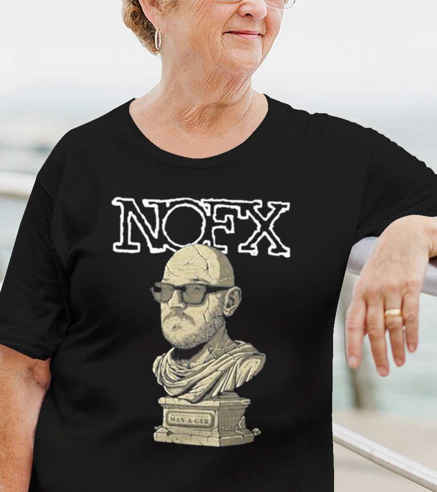 NOFX Concert Bust Graphic At Burton Cummings Theatre Winnipeg August 15 T-Shirt
