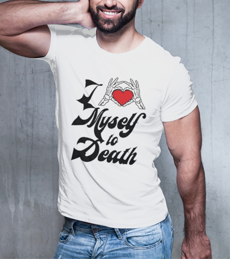 Chris Brown Skeleton Hand Heart I Love Myself To Death T-Shirt