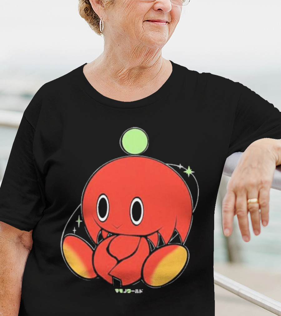 Chuckles Knuckles Chao Red Character With Green Ball T-Shirt