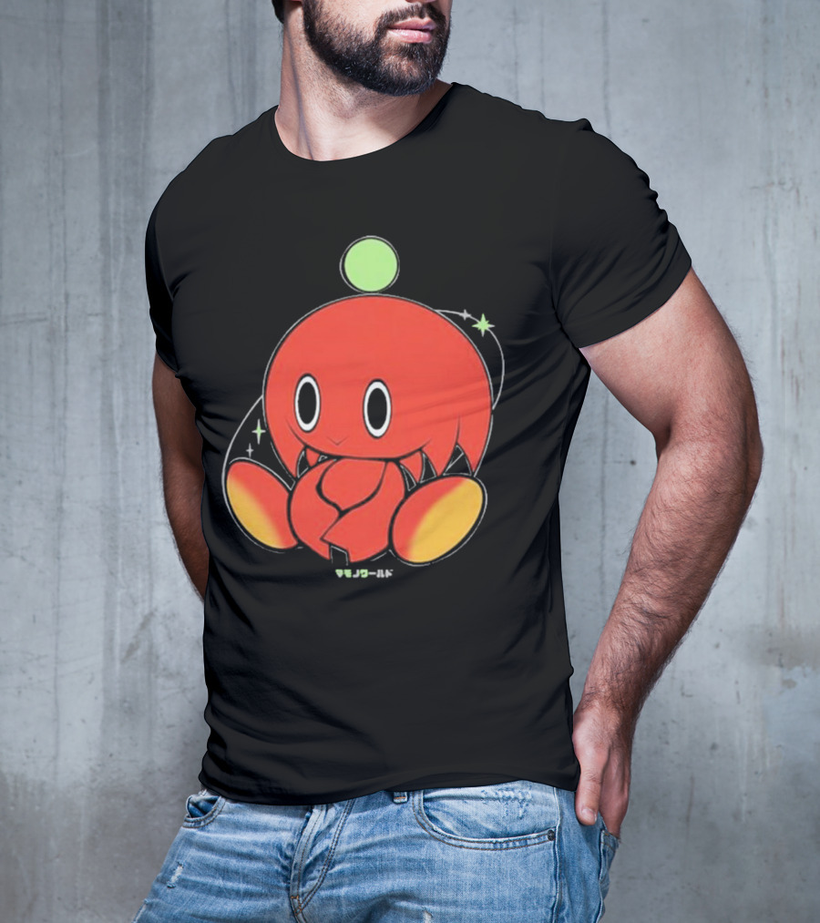 Chuckles Knuckles Chao Red Character With Green Ball T-Shirt