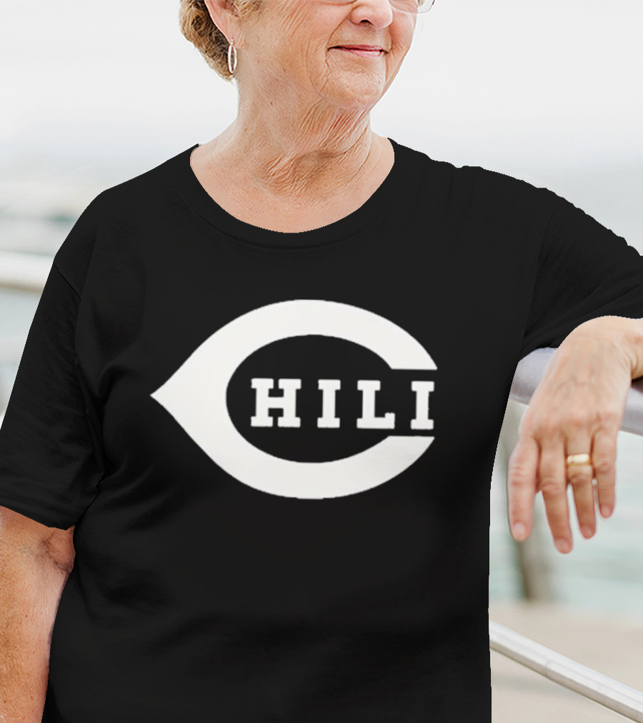 Cincinnati Chili C Logo Baseball T-Shirt