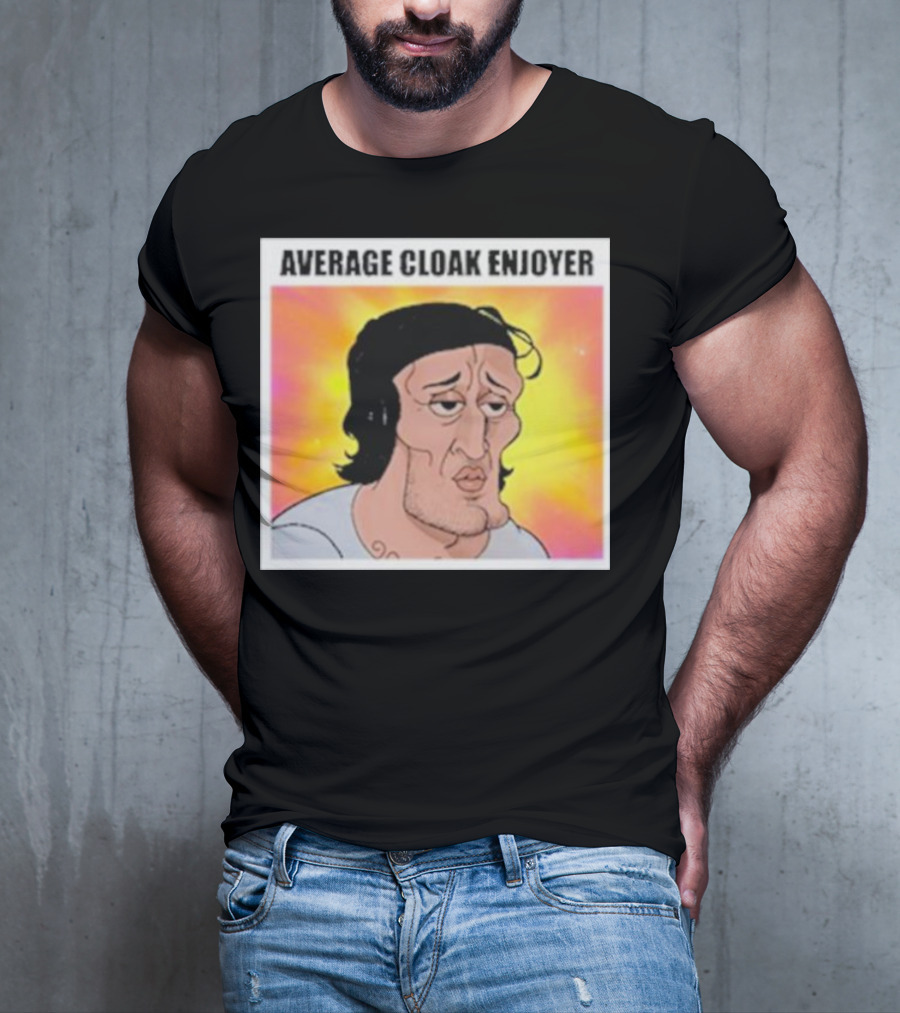 Average Cloak Enjoyer Parody Meme Comic T-Shirt