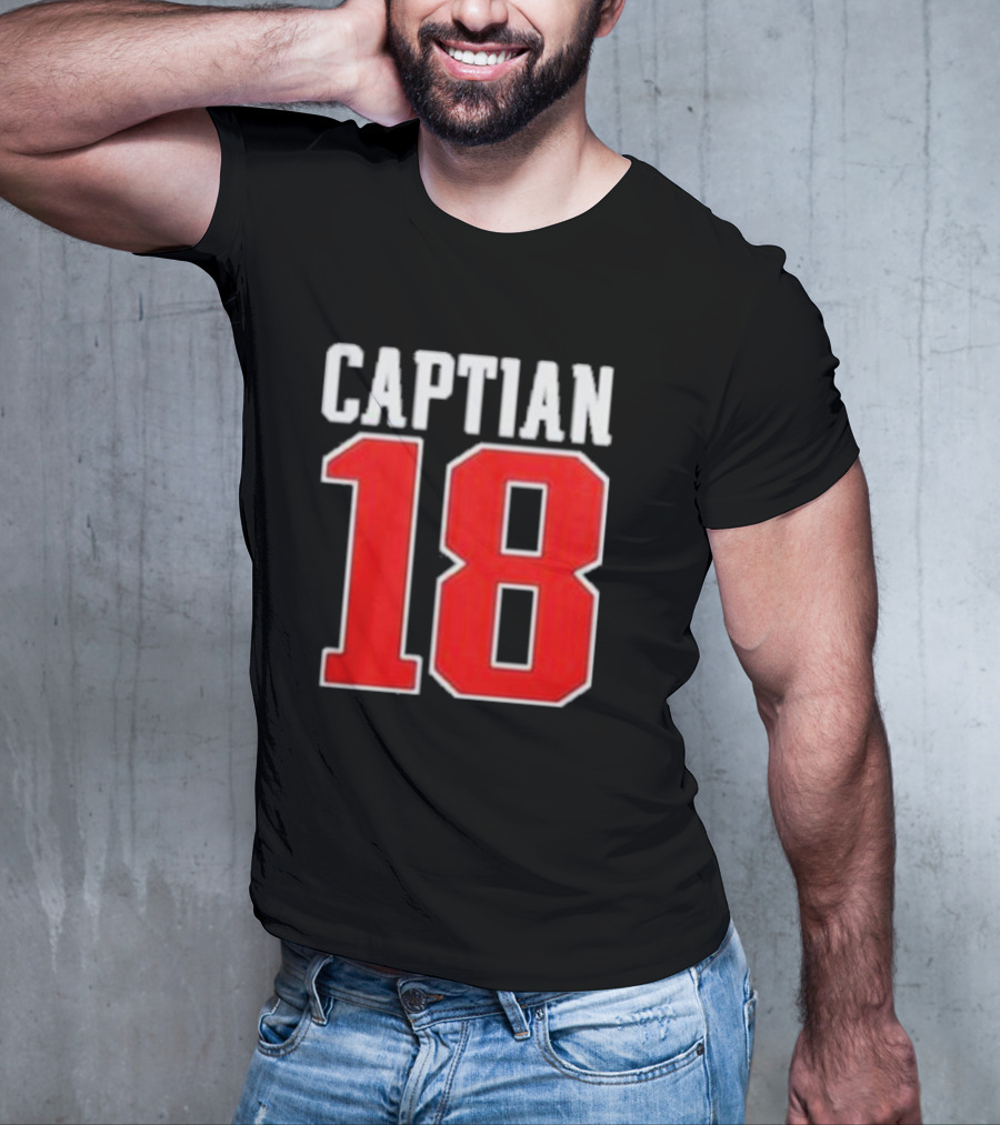 Captain 18 The Patriots Coach T-Shirt
