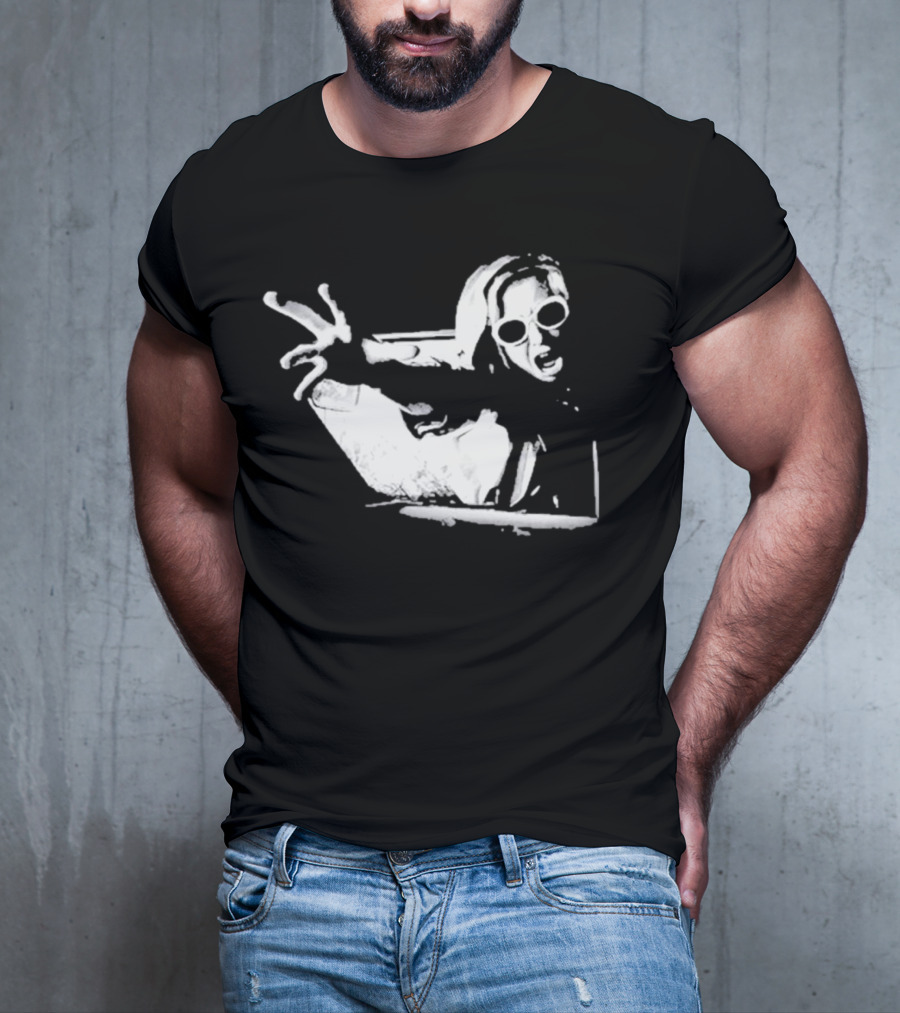 Cuckoo The Hooded Woman Reaching In Sunglasses T-Shirt