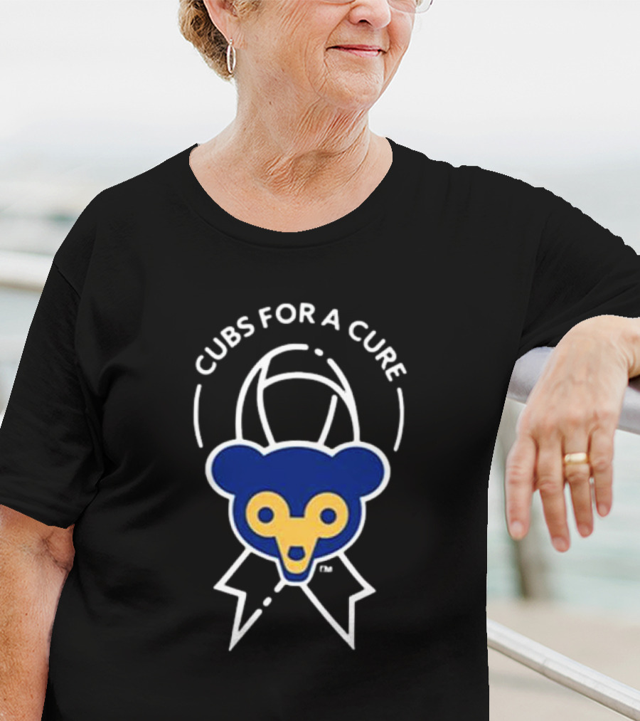 Cubs For A Cure Blue Bear T-Shirt